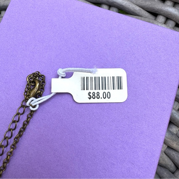 Anthropologie Amber & Blue Crystal Necklace - Picture 7 of 8